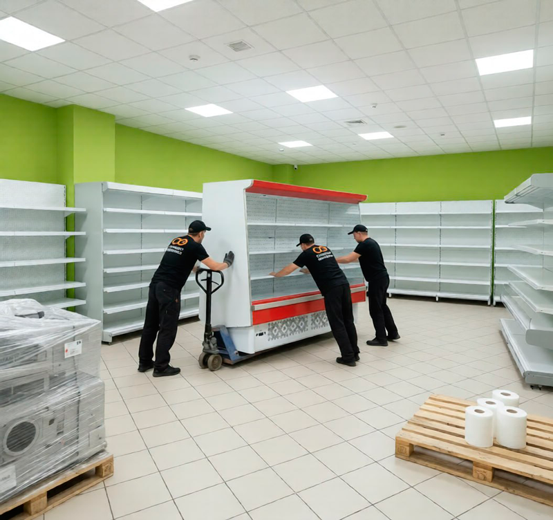 Переезд магазина в Красном Куте